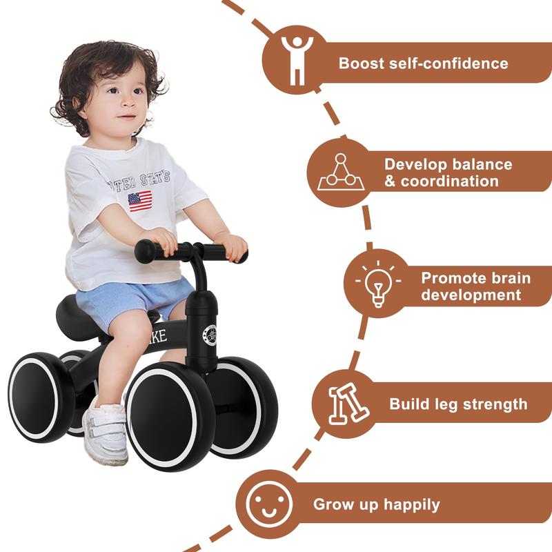 Baby Balance Bike Toys for 12-36 Months Boys Grils Baby Bike Kids Toy Toddler Bike No Pedal Best First Birthday Gifts Children Walker Infant 4 Wheels