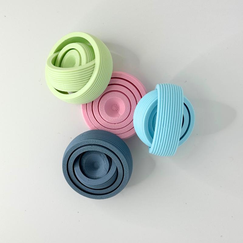 Gyro Fidget Textured Spinner: Silent, Stress-Reducing, and Subtle Sensory