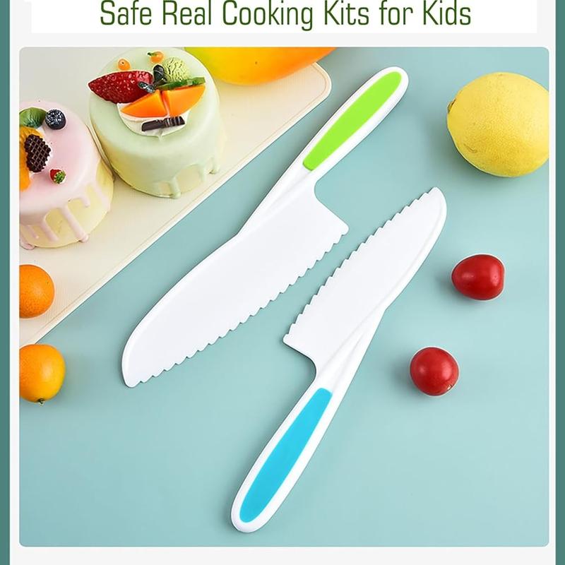 CHRISTMAS GIFT Kids Knife Set for Real Cooking, 25PCS Montessori Kitchen Tools for Toddlers Safe Cutting Board and Knife Set