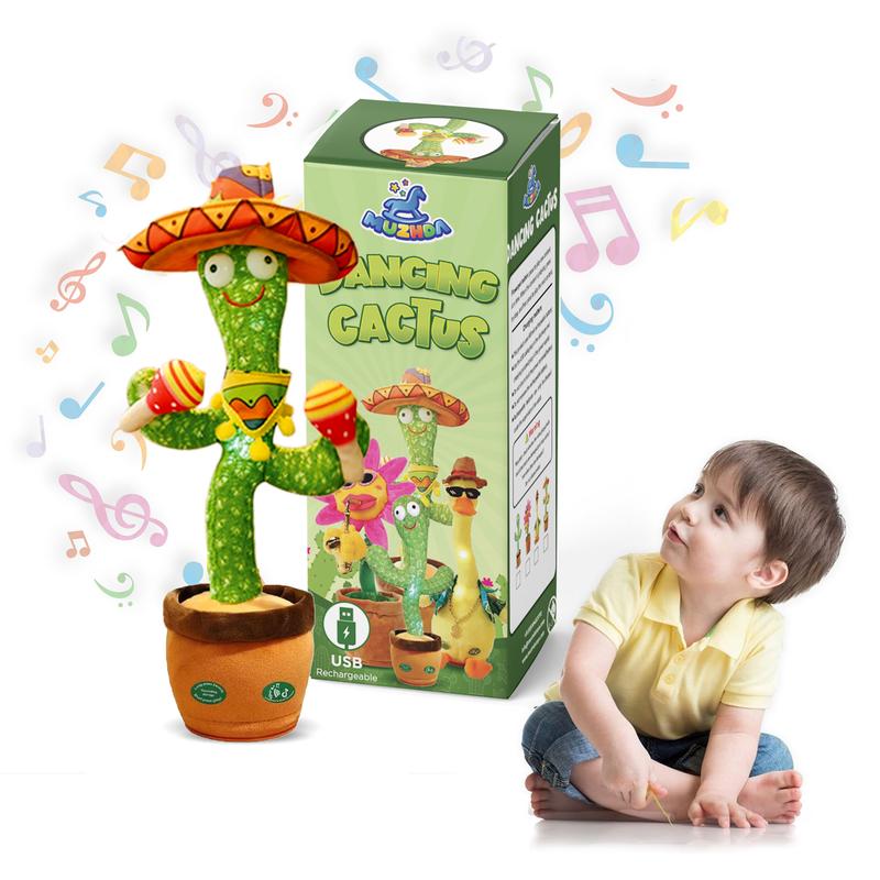 Dancing Cactus Toys, A Cactus That Can Dance, Sing, Twist, and Shine 120 English Dance Recordings Learn to Speak