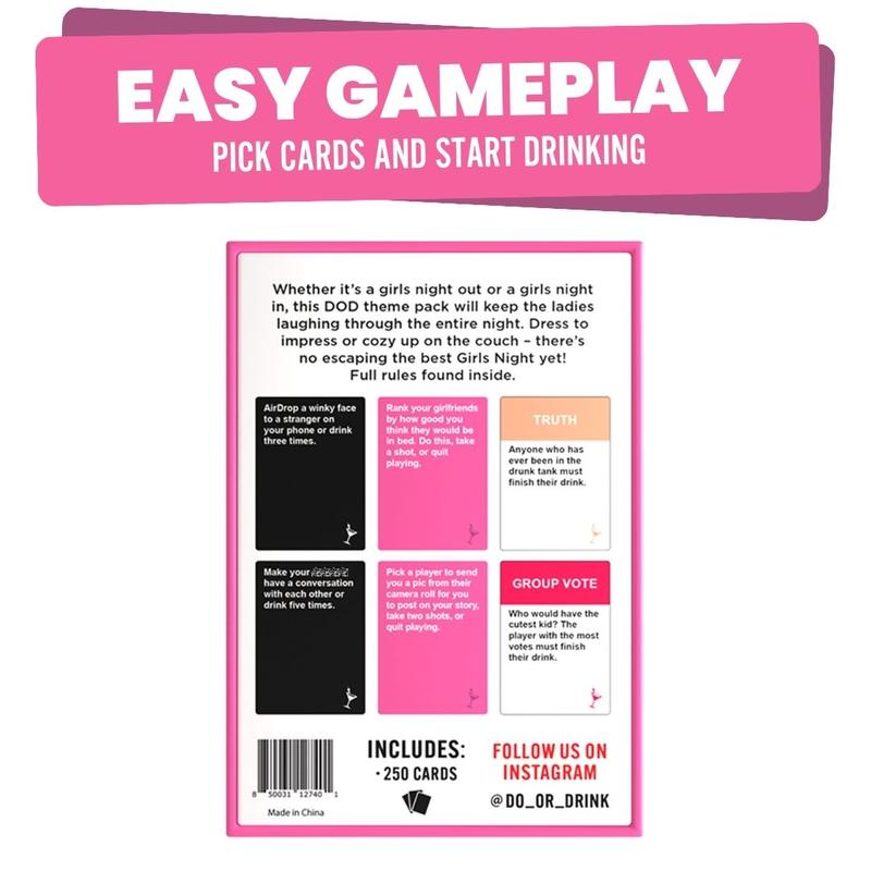 Girls Night by Do Or Drink Party Card Game