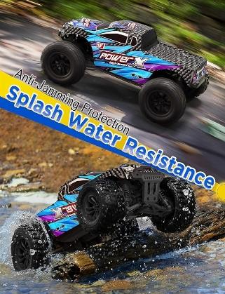 Remote Control Car, 1:16 1:18 Scale Adult Childrend High Spee4WD Remote Control Car, 40+KMH, All Terrain Off-road Waterproof RC Monster Truck, 2.4GHz Fast RC Car, Suitable for All Ages, Gift for Boys 8-12 Years Old