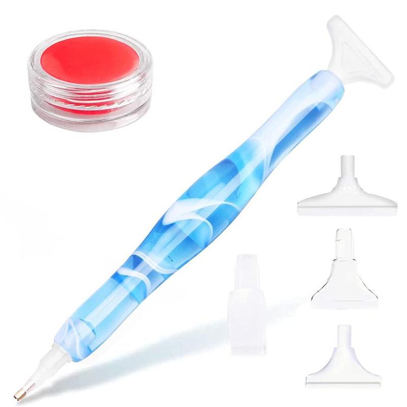 DIY Diamond Painting Pen, 1 Count Resin Diamond Art Pen, DIY Diamond Painting Tool, Art Supplies