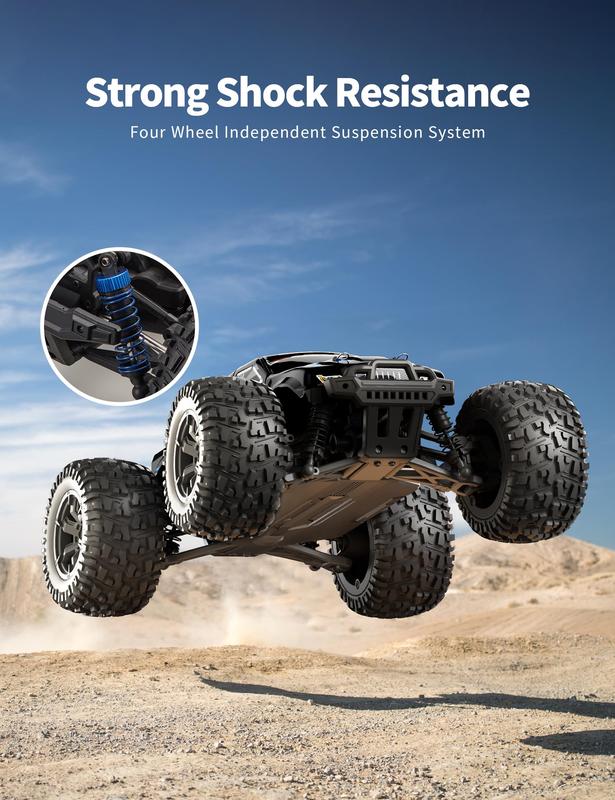 Remote Control Car, 1:16 1:18 Scale Adult Childrend High Spee4WD Remote Control Car, 40+KMH, All Terrain Off-road Waterproof RC Monster Truck, 2.4GHz Fast RC Car, Suitable for All Ages, Gift for Boys 8-12 Years Old