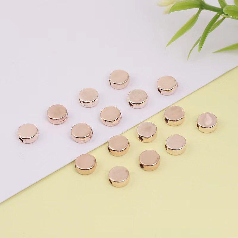 Flat Round CCB Bead (100 300pcs), DIY Loose Bead, Spacer Bead for Bracelets, Necklaces, Jewelry Making