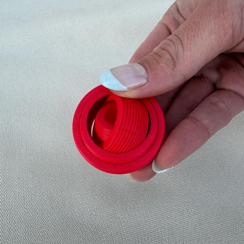 Gyro Fidget Textured Spinner: Silent, Stress-Reducing, and Subtle Sensory