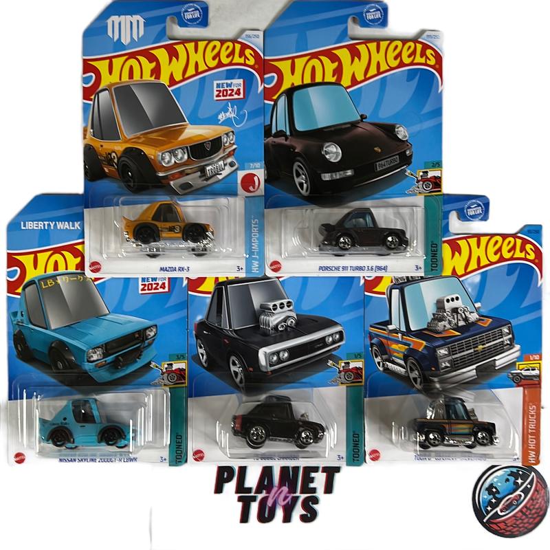 Hot Wheels Tooned Series Diecast Assorted - Scale 1:64 - Classic & Novelty Toy Model