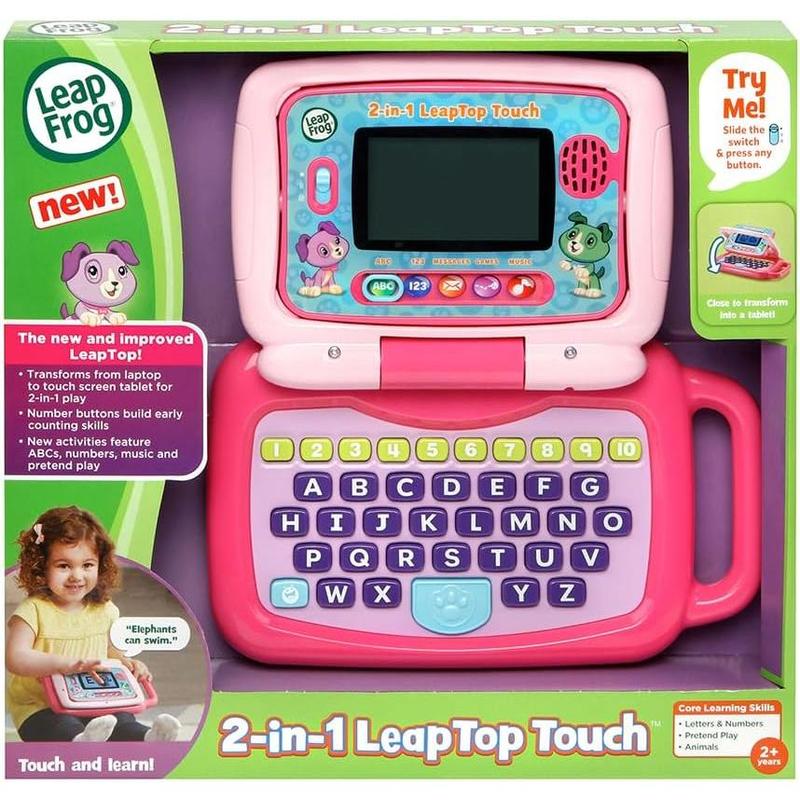 LeapFrog 2-in-1 LeapTop Touch, Pink