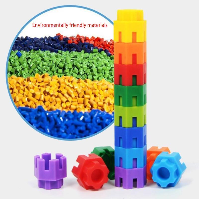 Hexagonal DIY Building Blocks, 210pcs bag Large Plastic Assembly Toy, Educationa DIY Assembly Toy, Enriching Teenager's Image, Gift, DIY Supplies, Christmas Gift