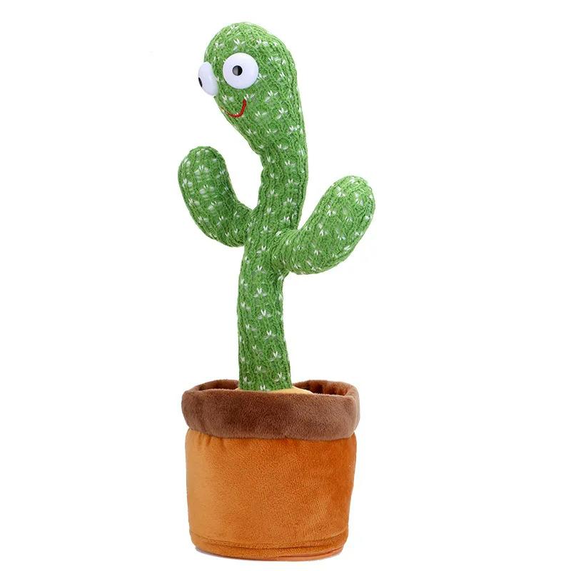 1pcs Dancing and Talking Cactus Toys Children's Electronic 120 Song Gifts