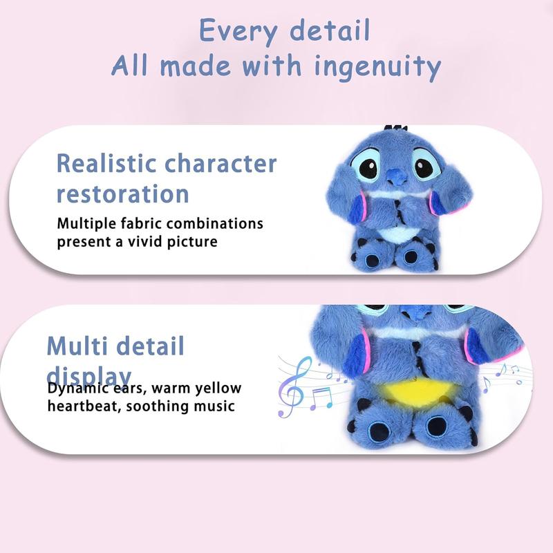 Sti-tch the Anxiety Relief Stuffed Animals with Sensory Details MusicLights