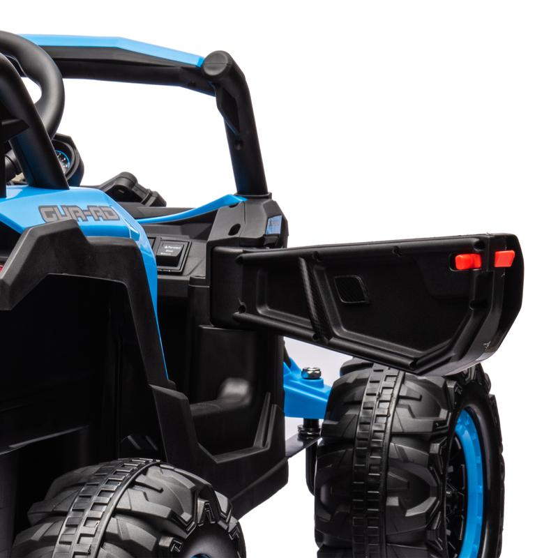 Children's remote control car, parent remote control, battery powered, toddler electric car, 12V car remote control, UTV kids riding, three-point seat belt, LED lights, high and low speed switch - Children's off-road adventure toy riding clearance sale