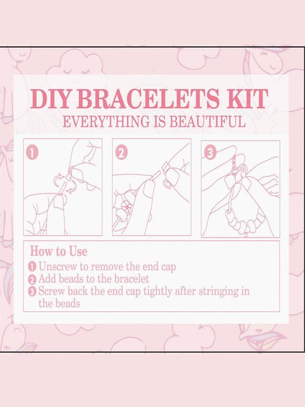 Christmas Themed Diy Jewelry Making Kit, Flowers & Rhinestones & Heart Charm for Bracelet & Earrings Making, Diy Jewelry Making Kit for Women & Girls