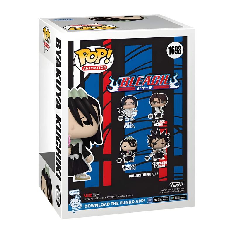 Funko Pop Bleach Byakuya Kuchiki Vinyl Figure #1698, 4.15