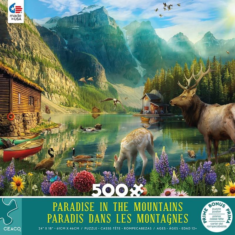 Ceaco - Paradise in The Mountains - 500 Piece Jigsaw Puzzle