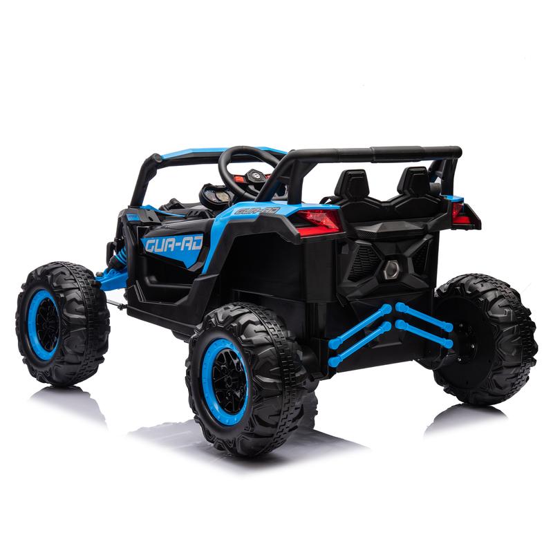 Children's remote control car, parent remote control, battery powered, toddler electric car, 12V car remote control, UTV kids riding, three-point seat belt, LED lights, high and low speed switch - Children's off-road adventure toy riding clearance sale