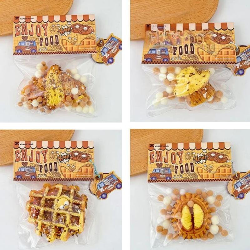 Playful Waffle & Kosher Delight Squishy Toys – Fun Stress Relief & Sensory Play for All Ages!