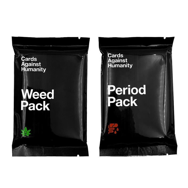 Cards Against Humanity, Mini Bag Weed Pack, Mini Bag Period Pack, Fun Party Card Games, Holiday Party Card Games for Gift