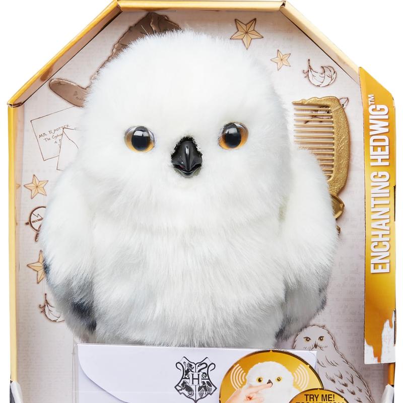 Wizarding World Harry Potter Enchanting Hedwig Interactive Owl with Over 15 Sounds and Movements and Hogwarts Envelope for Kids 5 and Up