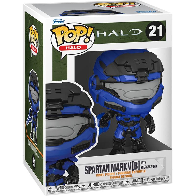 Halo Infinite Mark V with Blue Energy Sword Funko Pop! Vinyl Figure