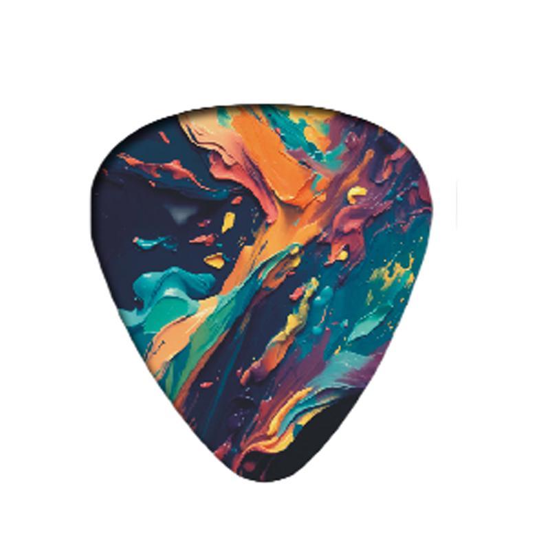 Marble Pattern Guitar Pick (12pcs set), Colorful Double Sided Printed Guitar Pick, Music Accessories For Guitar Ukulele Banjo