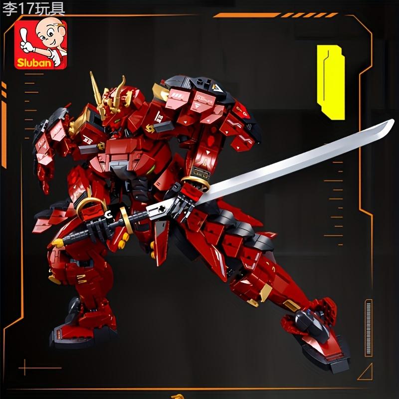 923pcs Robot Division Sluban Jiafei Samurai Building Block Toys, Assembly Puzzle, Trend Desktop Ornaments (No box)