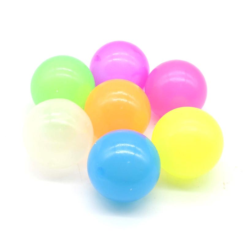 Glistening Sticky Balls for Children and Adults - 4pcs Random Colors - Stress Relief Toys