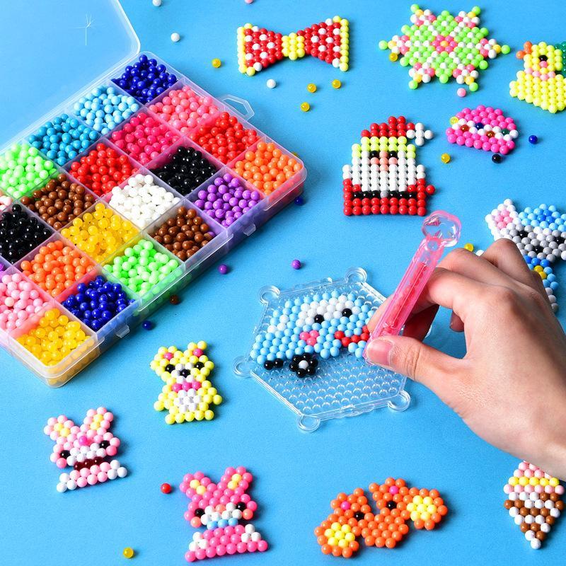 DIY Water Beads, 1 Set Water Beads Handmade Water Sticky Beads Play Set, Teenager's Creative Handmade Educational Toys