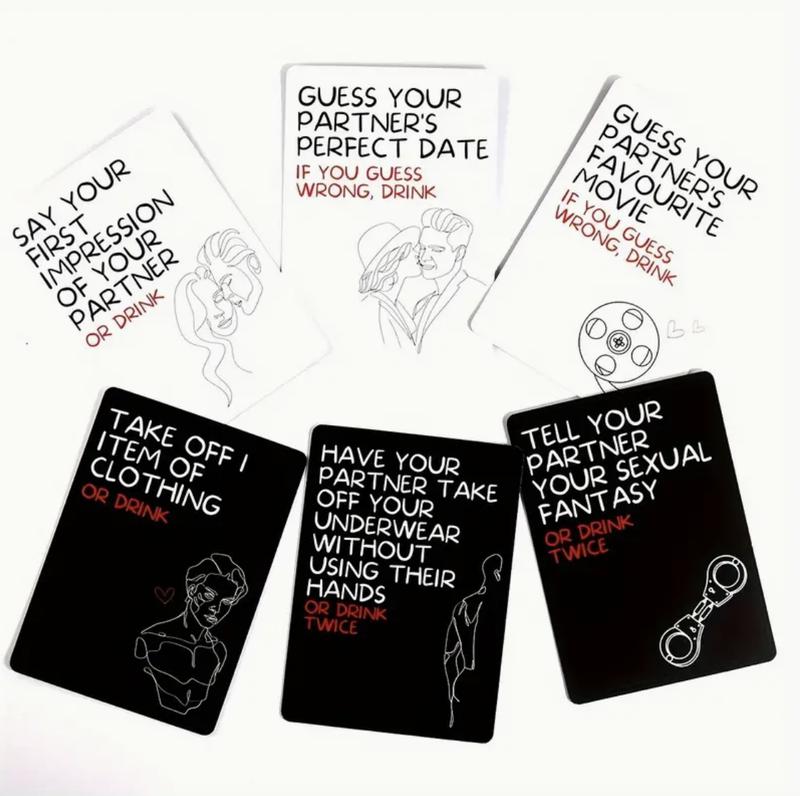 Couples Drinking Game - Adult Drinking Game, Card Game, Drinking Game, Adult Game, Adult Card Game, Couples Card Game, Drinking Cards