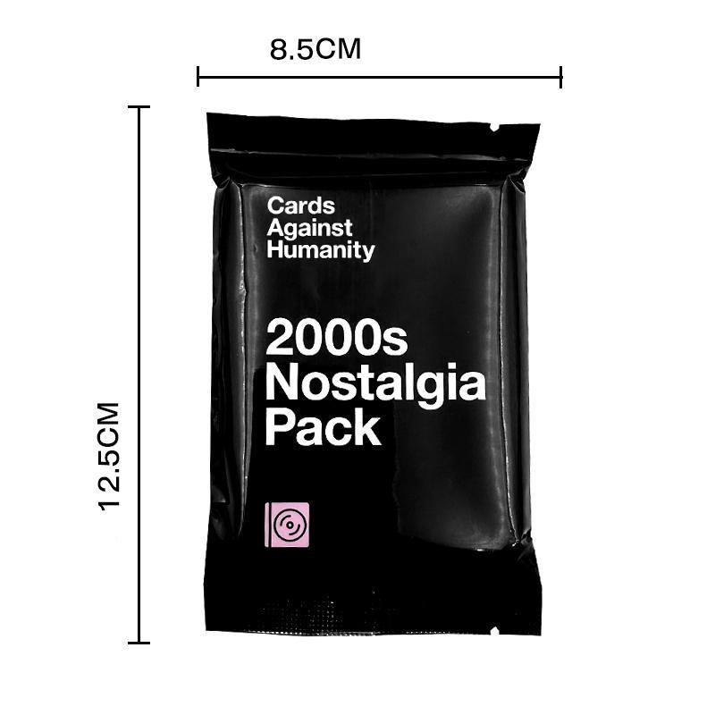 2000s Nostalgia Themed Party Card Game, 1 Pack Against Humanity Mini Expansion Cards, Party Activities Supplies for Indoor & Outdoor