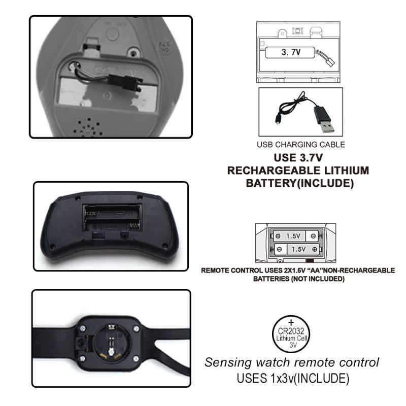 Remote Control Stunt Car, Rechargeable Electric Car with Light & Sound Effect, Birthday Gift for Adults