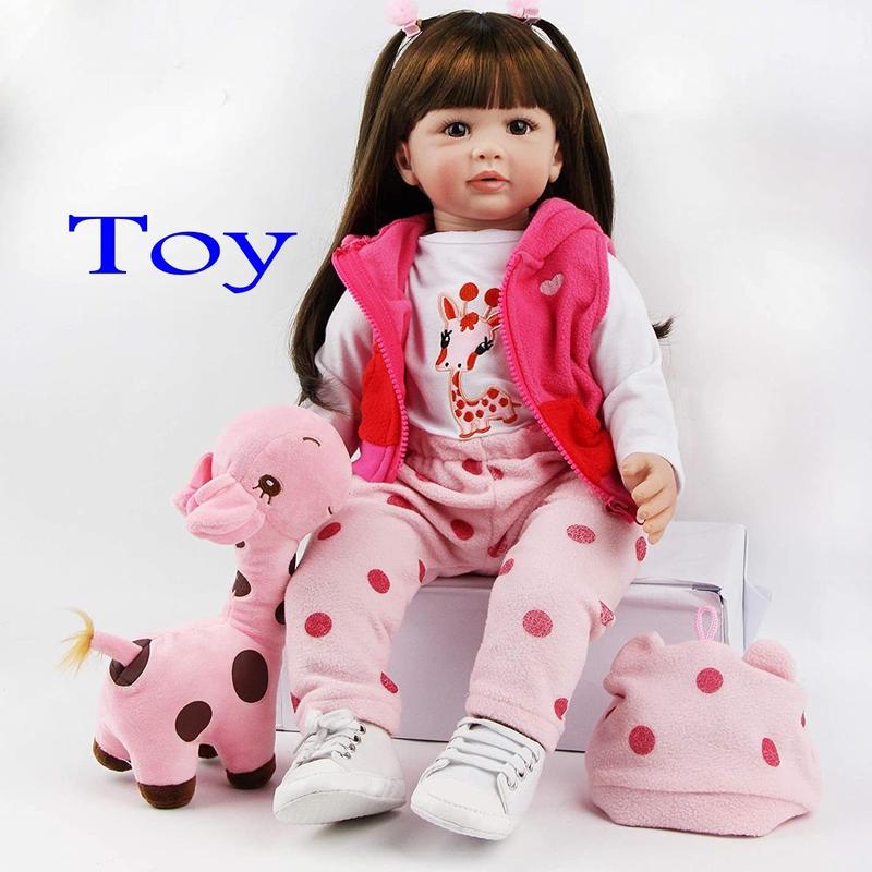 22 Inch Girl Doll, Lifelike Reborn Baby Dolls, Reborn Dolls, Gift Toys for Kids Birthday, Kids Toys