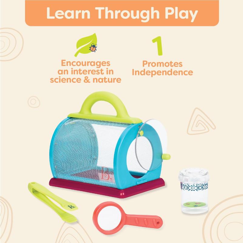 B. toys- Bug Bungalow- Bug Catching Kit- Sports & Outdoors- Insect Catching Set- Summer Toys- Educational & Developmental – 3 Years +