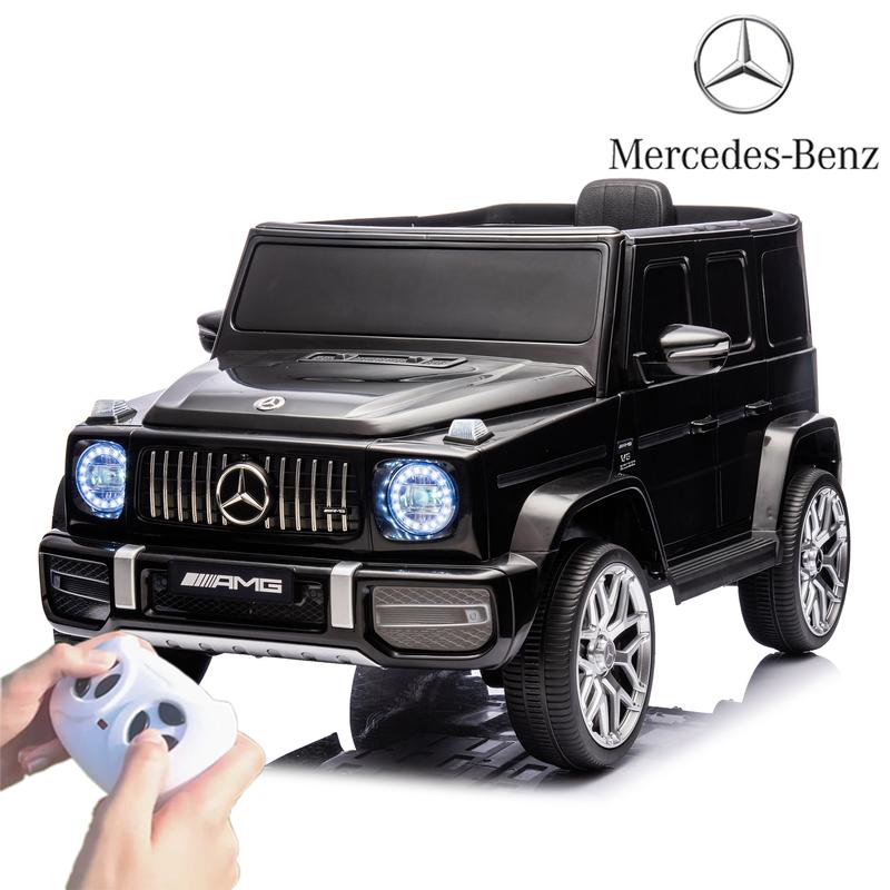 Licensed Mercedes-Benz G63 Kids, Battery Powered Car, Kids Driving Experience, Electric Car, 12V electric car, with remote control, two doors, music, Bluetooth, wheel suspension, Kids battery powered clearance sale