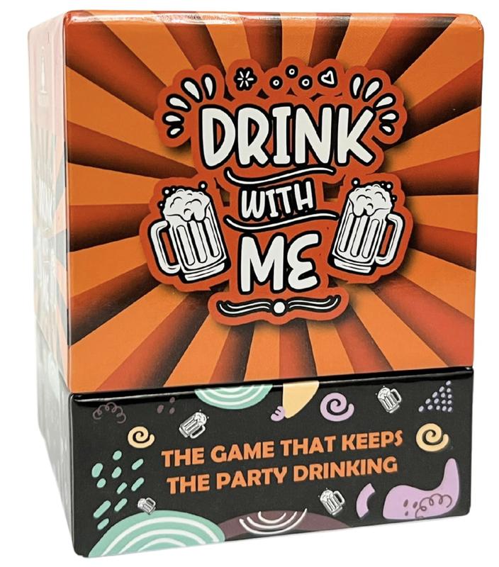 DRINK WITH ME Drinking Card Games for Adults - Drinking Games for Adults Party - Adult Games for Game Night - Bachelorette Party Games - Fun Group Games For Adults - 21st Birthday Gifts for Him or Her