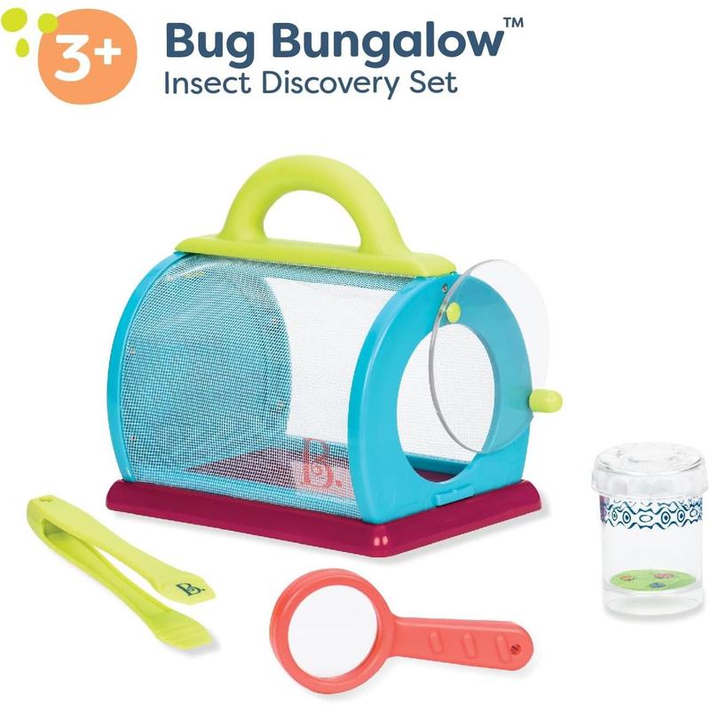 B. toys- Bug Bungalow- Bug Catching Kit- Sports & Outdoors- Insect Catching Set- Summer Toys- Educational & Developmental – 3 Years +