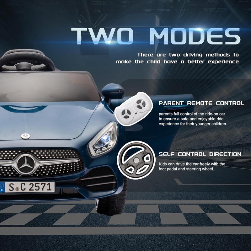 12V Mercedes-Benz CLS 350 Licensed  Car for Kids, Remote Control, MP3, USB, LED Lights, Four-Wheel Suspension, Ages 3-8 ride-on toy remote control boy girl