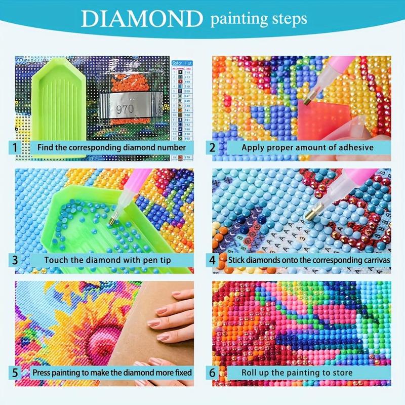 Butterfly & Flower Pattern DIY Diamond Arts Colorful Painting Kit without Frame, DIY 5D Diamond Arts Colorful Painting Kit, Wall Art Decor for Home