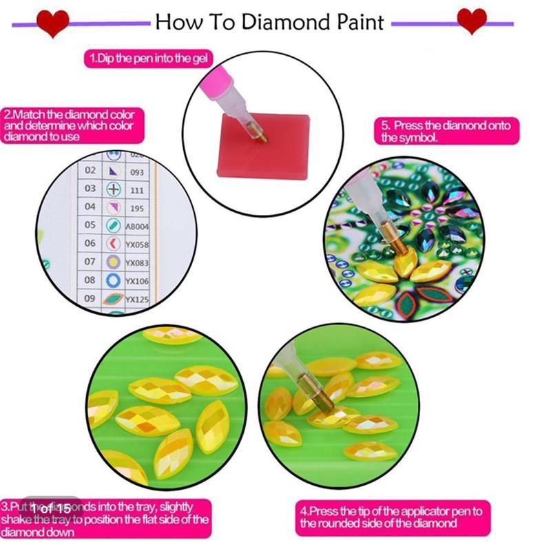 1 Set DIY Phoenix Pattern Artificial Diamond Unframed Painting, Phoenix Artificial Diamond Art Kit, Artificial Diamond Painting for Adults & Kids