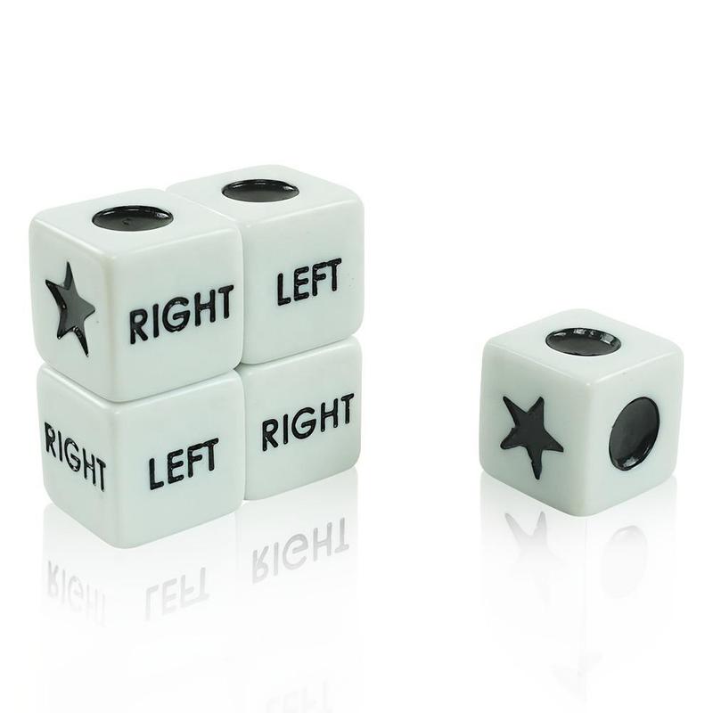 Star & Letter Pattern Dice, 6 Counts set Funny Dice for LRC Game, Board Games Accessories for Party