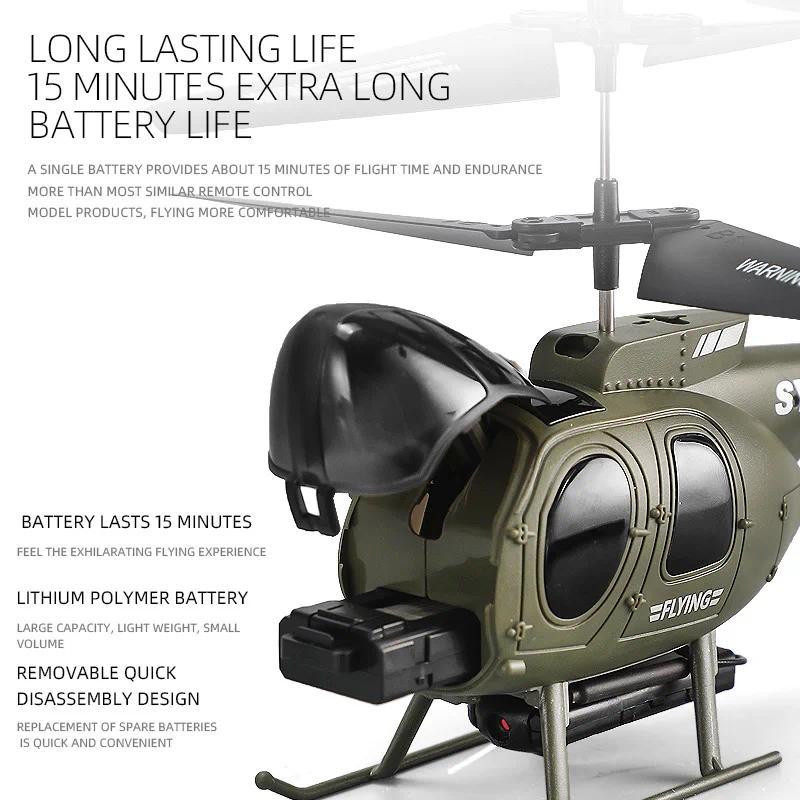 3.5h Rc Helicopter with Camera Hd 4K Rc Drone Pane Mini Drones Wifi FPV Dron Aircraft Rc Airplane Toys for Boys Children Adults