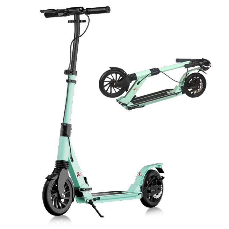 Aolorozo Scooter for kids, teens, and adults ages 6 and up. Maximum weight capacity 240 lbs. Foldable, lightweight, large 8-inch wheels for kids, teens, and adults, 4-level adjustable. abec-7 bearings, great for christmas gifts, new year's gifts!