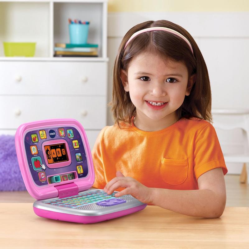 VTech Play Smart Preschool Laptop, Pink