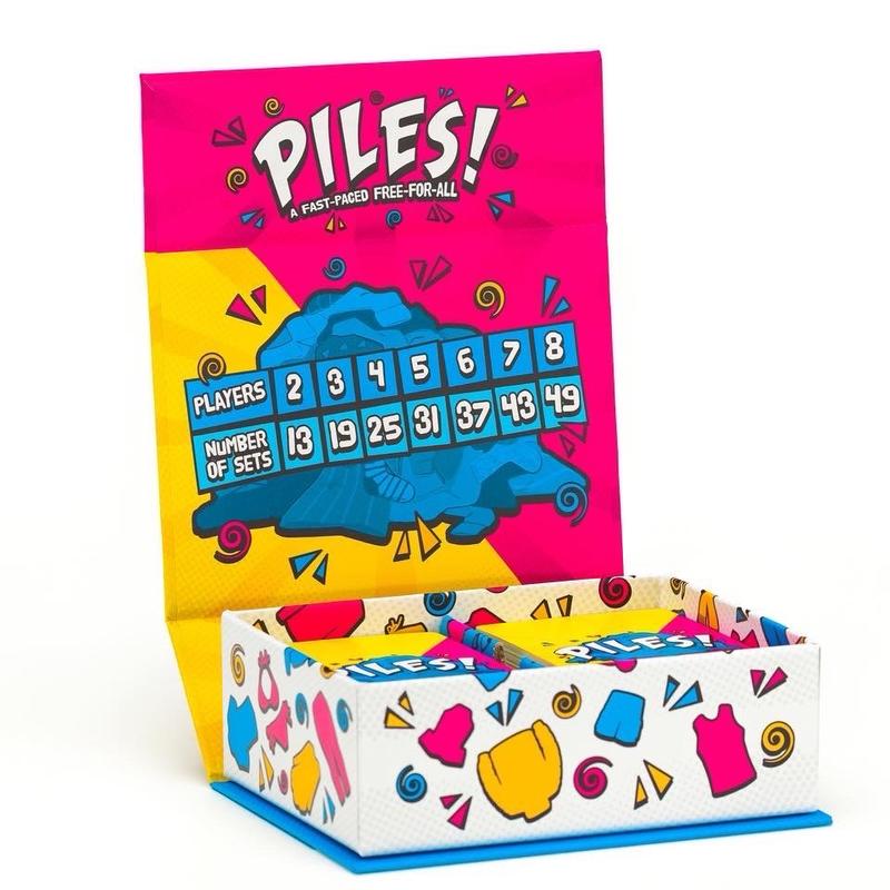 PILES Card Game: Family Party Game for Kids, Teens, Adults, Couples, and Families