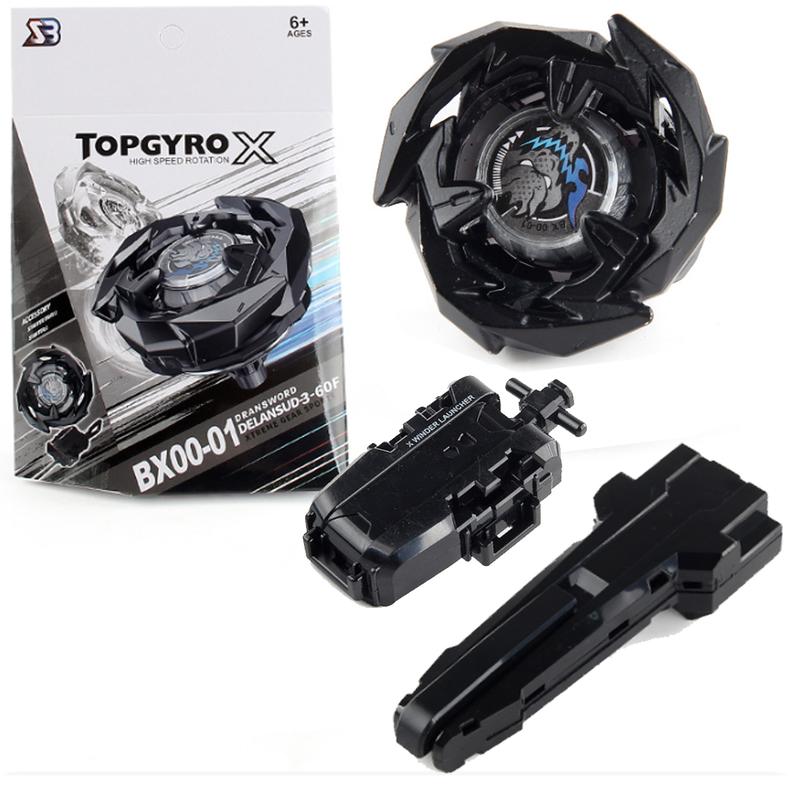 [NEW] Limited Edition Beyblade X BX-01 Dran Sword Black Beyblade Xtreme with LED Grip Launcher