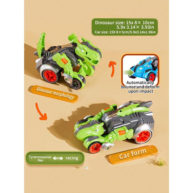 Dinosaur Crash Transforming Car Toy Halloween Decoration,Toys,Kids Toys,Boys Toys