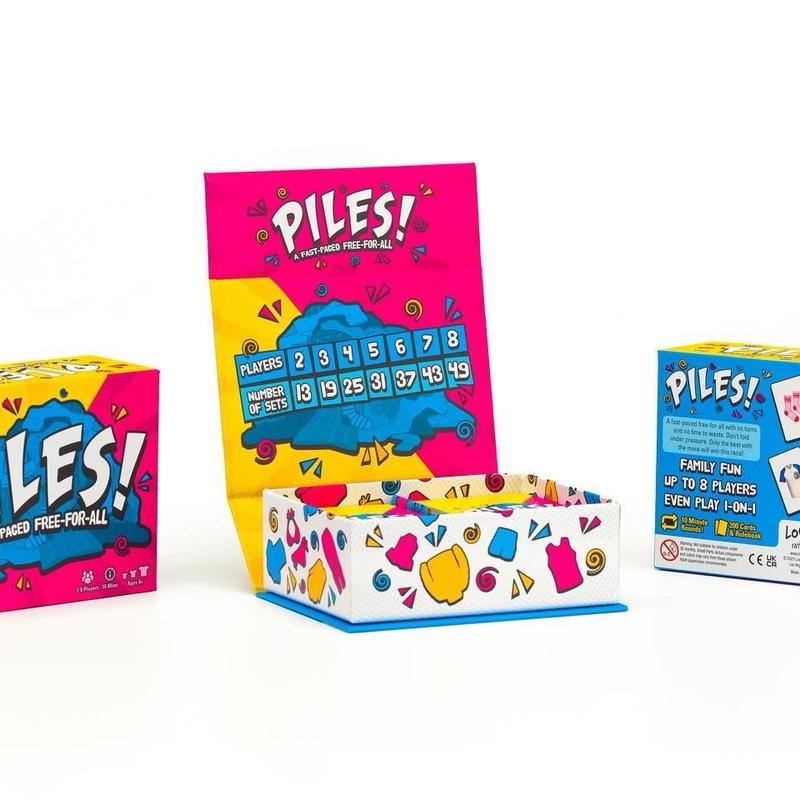 PILES Card Game: Family Party Game for Kids, Teens, Adults, Couples, and Families