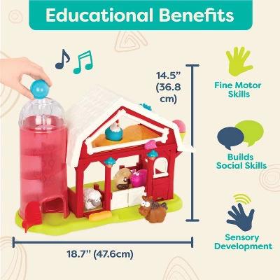 B. toys - Interactive Toy Red Barn - Musical Fun Farm