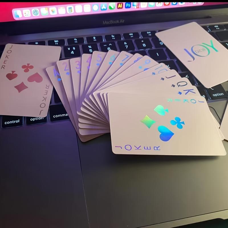 Glow-In-The-Dark Playing Cards Set - Perfect For All Holidays & Parties | Ideal For Family Fun, Outdoor Camping & Picnics | Versatile Multiplayer Game Cards | Great For Halloween, Christmas, Thanksgiving Gifts