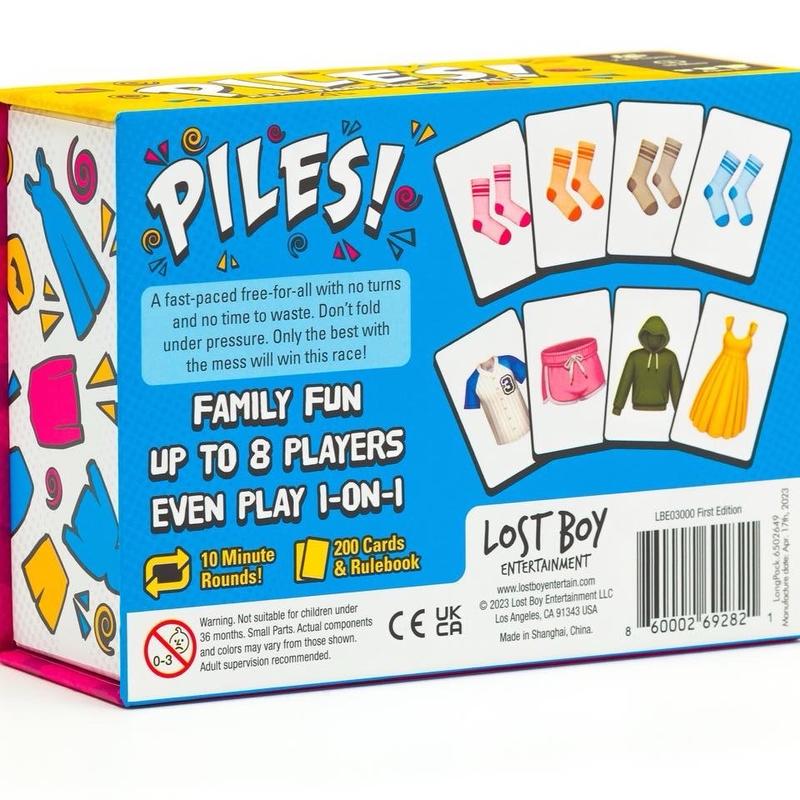 PILES Card Game: Family Party Game for Kids, Teens, Adults, Couples, and Families